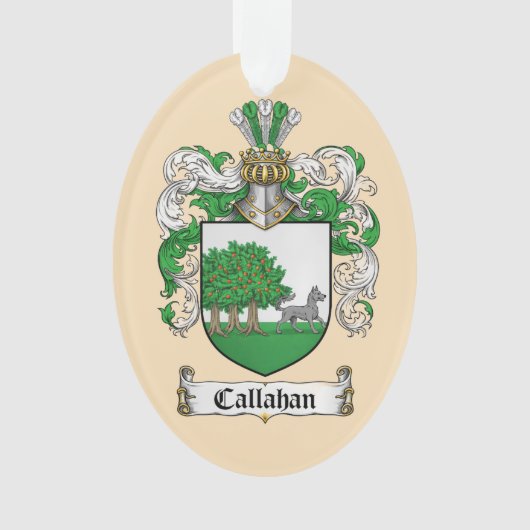 Callahan Coat of Arms Ornament (voorkant)