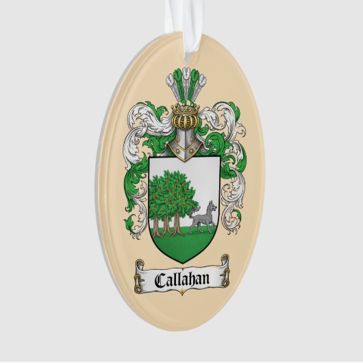 Callahan Coat of Arms Ornament (voorkant)