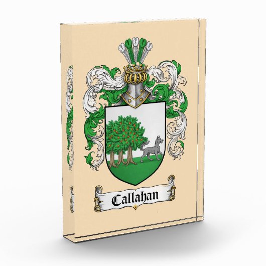 Callahan Coat of Arms Photo Block Fotoblokken (Links)