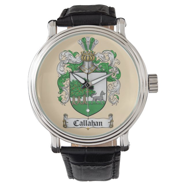 Callahan Coat of Arms Watch Horloge (Voorkant)