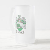 CALLAHAN FAMILIE CREST - CALLAHAN COAT VAN WAPENS MATGLAS BIERPUL (Voorkant links)