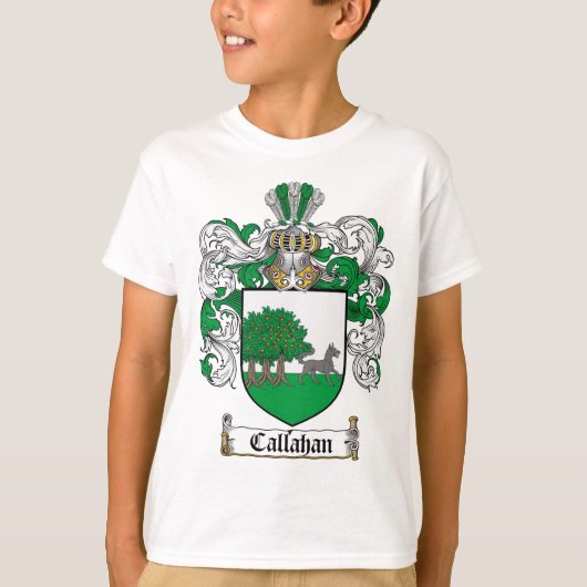 CALLAHAN FAMILIE CREST - CALLAHAN COAT VAN WAPENS T-SHIRT (Voorkant)