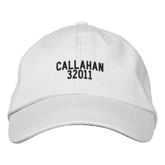 Callahan Florida Hoed Geborduurde Pet (Voorkant)
