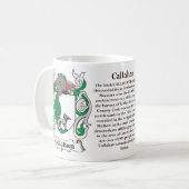 Callahan - Gezinsbekleding van de Mok van wapens (Voorkant links)