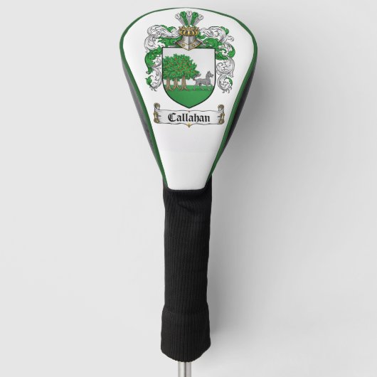 Callahan Wapen Gouden Hoofddeksel Golfheadcover (Voorkant)