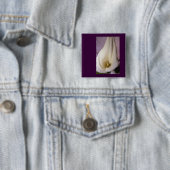Callalily Vierkante Button 5,1 Cm (In situ)