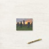Callanish Standing Stones bij Sunrise - Schotland Post-it® Notes (Op bureau)