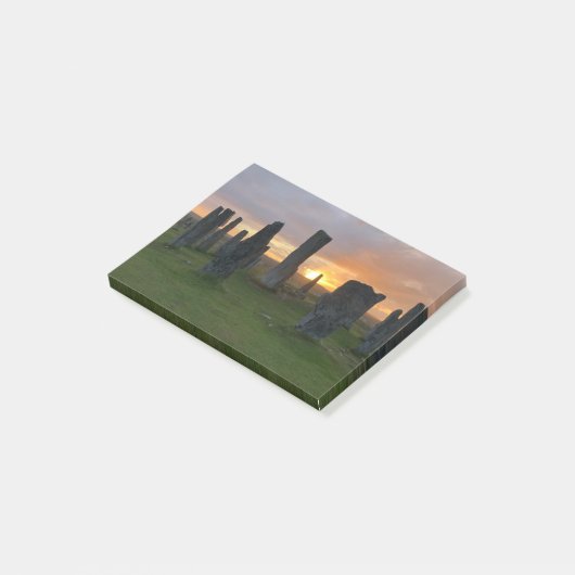 Callanish Standing Stones bij Sunrise - Schotland Post-it® Notes (Schuin)