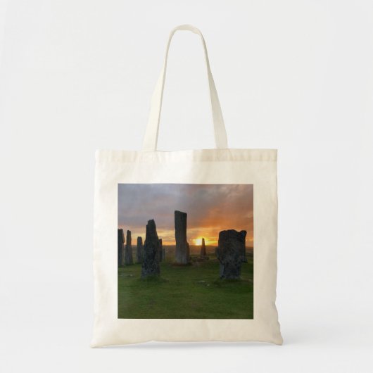 Callanish Standing Stones bij Sunrise - Schotland Tote Bag (Voorkant)