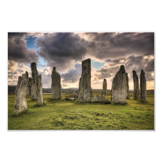 Callanish Standing Stones Foto Afdruk (Voorkant)
