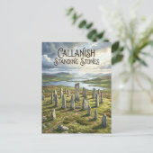 Callanish Standing Stones Schotland Briefkaart (Staand voorkant)