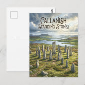 Callanish Standing Stones Schotland Briefkaart (Voorkant / Achterkant)