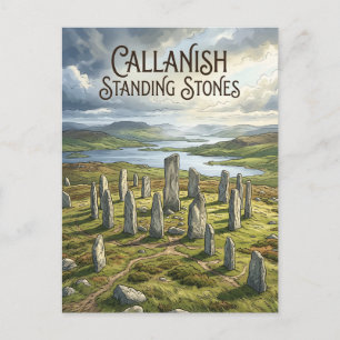 Callanish Standing Stones Schotland Briefkaart