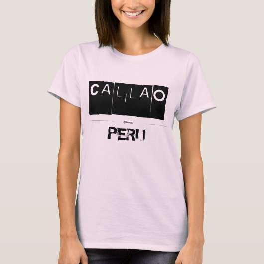 Callao, PERU T-shirt (Voorkant)