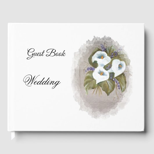 Callas bouquet gastenboek (Voorkant)