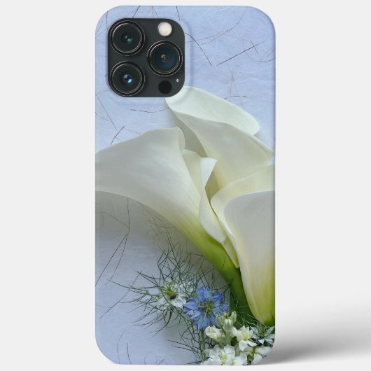 Calla's met nigella en violieren Case-Mate iPhone case (Achterkant)