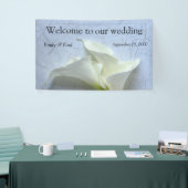 Calla's op decoratieve achtergrond spandoek (Beurs)