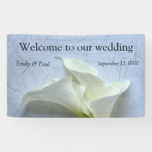 Calla's op decoratieve achtergrond spandoek