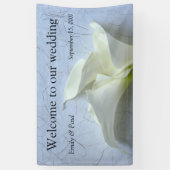 Calla's op decoratieve achtergrond spandoek (Verticaal)