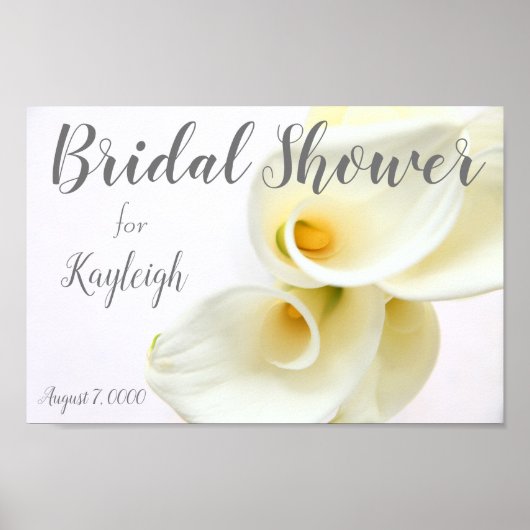 Calla's overhead close-up poster (Voorkant)