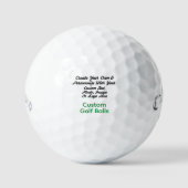 Callaway Custom Golf Balls - Monogram & Naam Golfballen (Voorkant)