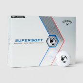 Callaway Supersoft 12 pack aangepaste golfballen W (Verpakking)