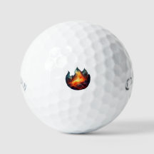 Callaway Supersoft golfballen - Flames artwork