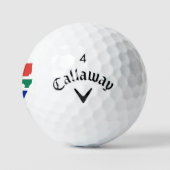 Callaway Supersoft Zuid-Afrika Vlag Golfballen (Logo)