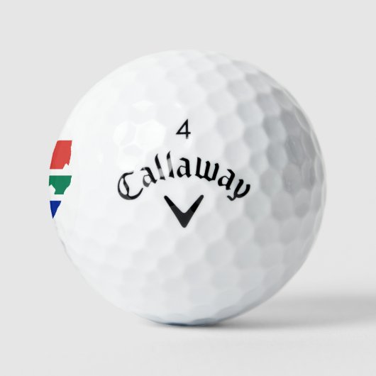 Callaway Supersoft Zuid-Afrika Vlag Golfballen (Logo)