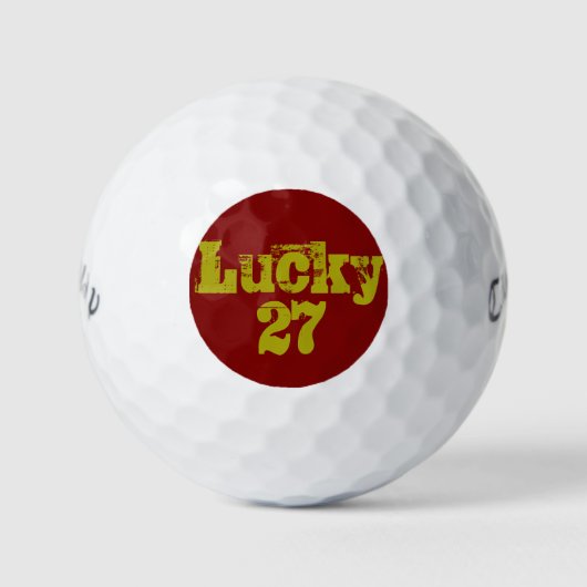 Callaway Warbird Golf Balls Lucky Ball Edition Golfballen (Voorkant)