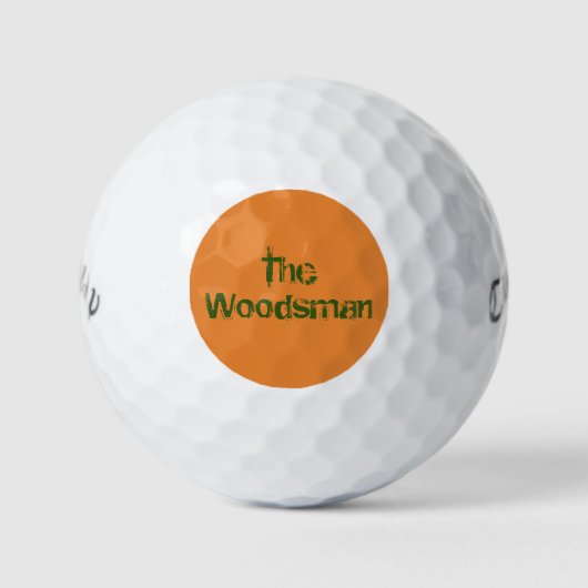 Callaway Warbird golfbal - Woodsman Golfballen (Voorkant)