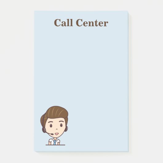 Callcenter memo post-it® notes (Voorkant)