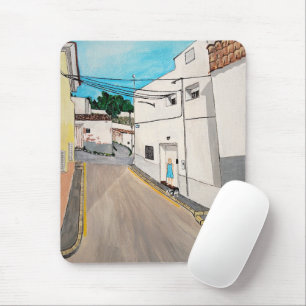 Calle Cabanilles Schilderij door Alfred Fox Muismat