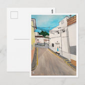 Calle Cabanilles schilderij van Alfred Fox Briefkaart (Voorkant / Achterkant)