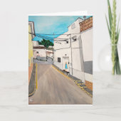 Calle Cabanilles schilderij van Alfred Fox Kaart (Voorkant)