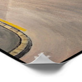 Calle Cabanilles schilderij van Alfred Fox Poster (Hoek)