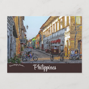 Calle Crisologo Vigan Filipijnen Briefkaart