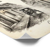 Calle Crisologo Vigan Heritage Street Wall Art Poster (Hoek)