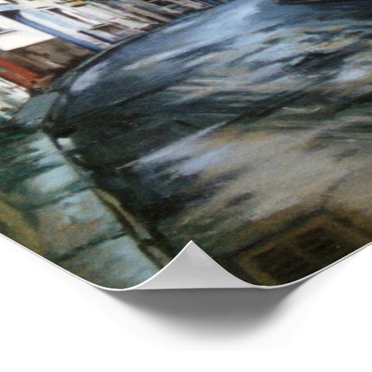 Calle de Carmen Curuxeiras (Ferrol. A Coruña) Poster (Hoek)