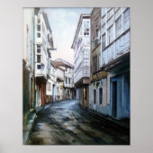 Calle de Carmen Curuxeiras (Ferrol. A Coruña) Poster (Voorkant)