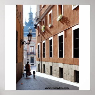 Calle de El Codo, Madrid Poster