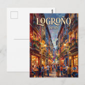 Calle del Laurel Spanje Briefkaart (Voorkant / Achterkant)
