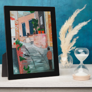 Calle Del San Miguel Schilderij door Alfred Fox Fotoplaat