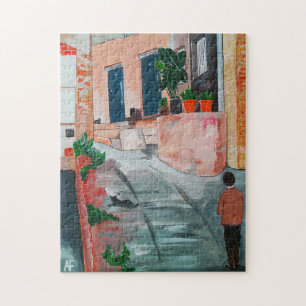 Calle Del San Miguel Schilderij van Alfred Fox Legpuzzel