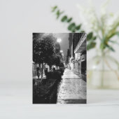 Calle Florida Buenos Aires zwart-wit Briefkaart (Staand voorkant)