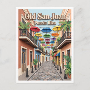 Calle Fortaleza San Juan Puerto Rico Briefkaart