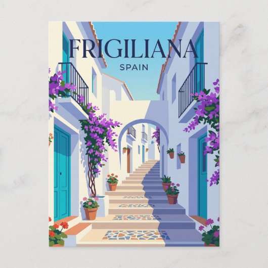 Calle Real Spanje Briefkaart (Voorkant)