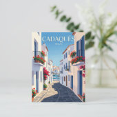 Calle Santa María Spanje Briefkaart (Staand voorkant)