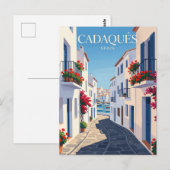Calle Santa María Spanje Briefkaart (Voorkant / Achterkant)