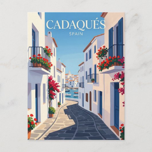 Calle Santa María Spanje Briefkaart (Voorkant)